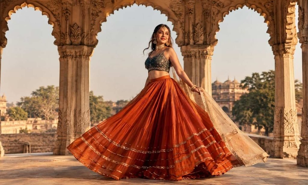 Caption Lehenga Instagram