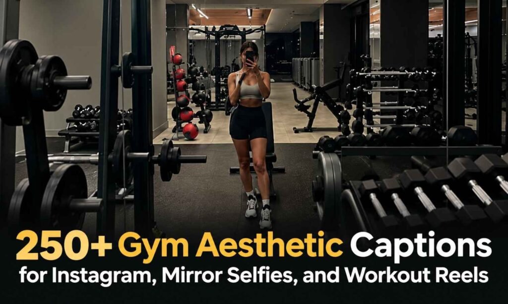 Gym Aesthetic Captions