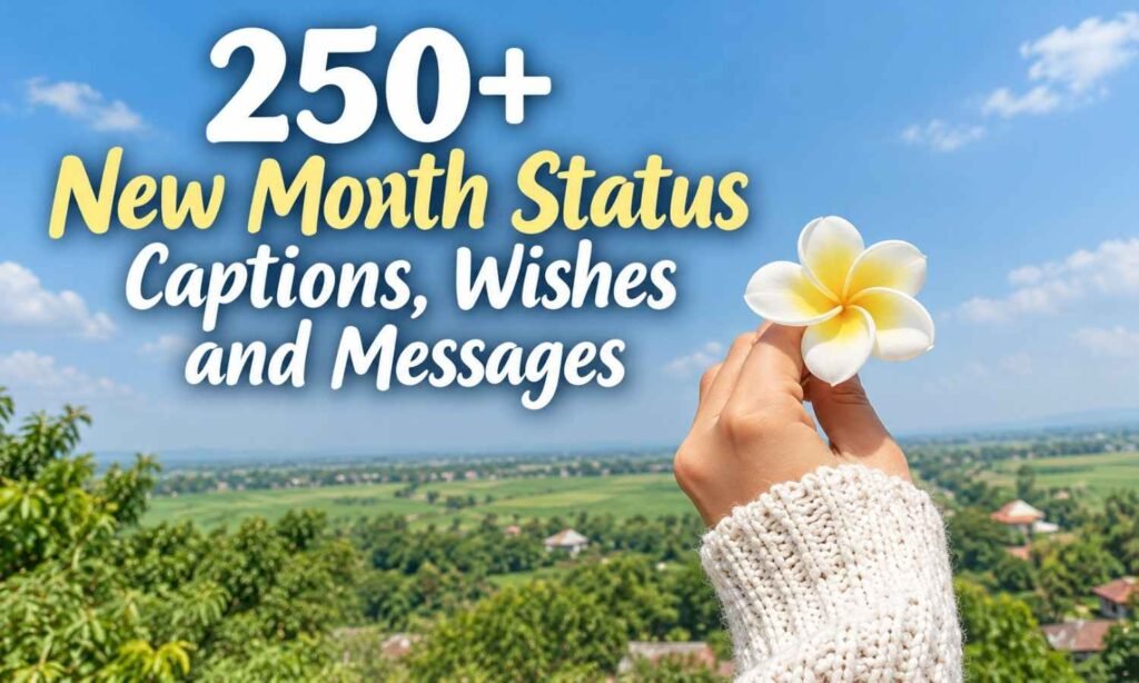 New Month Status Captions