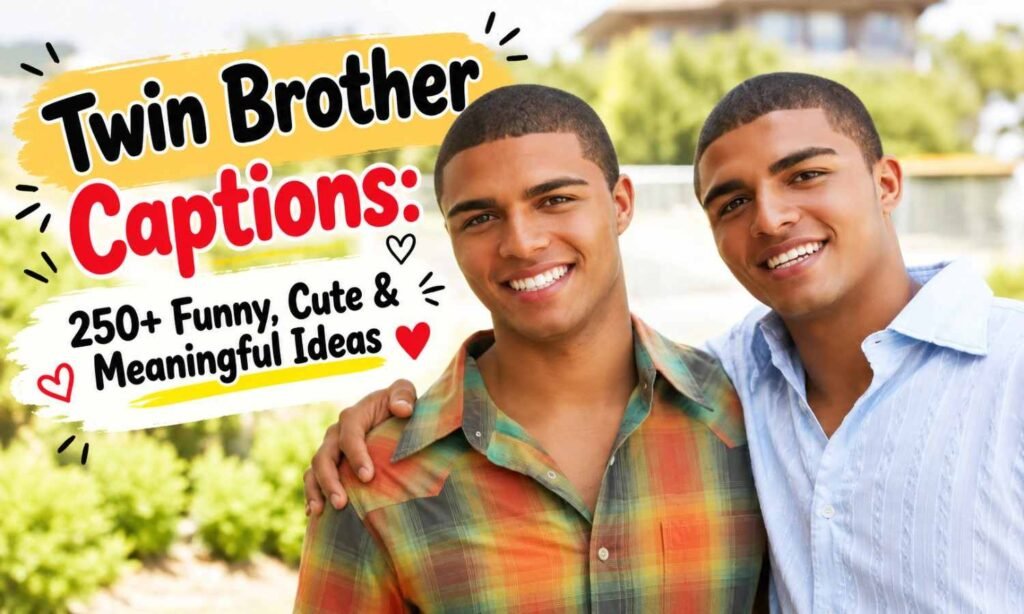 Twin Brother Captions